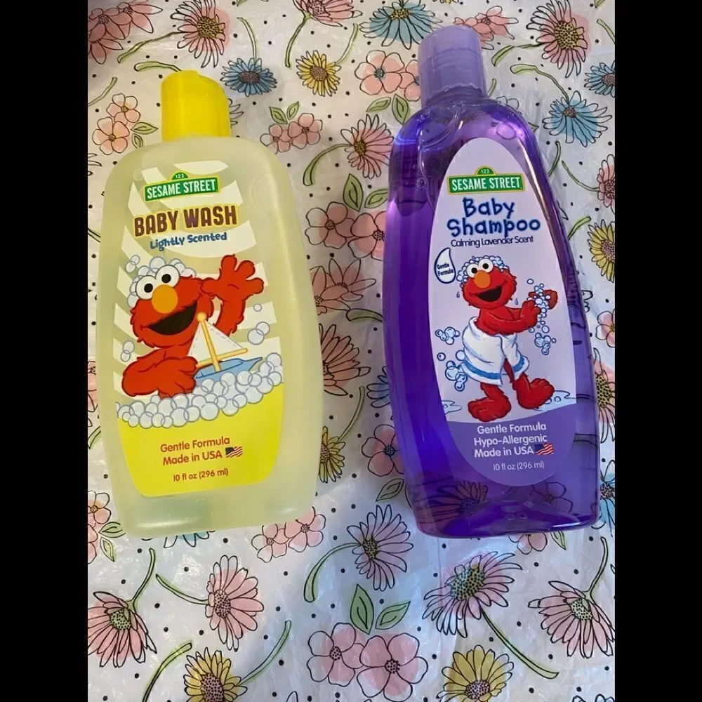 🛍Sasame Street Baby Wash & Baby Shampoo lightly Scented Calming Lavender Scent